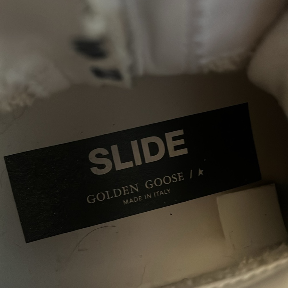 Golden Goose White Suede & Leather High-Top Sneakers with Gold Star - Picture 7 of 10